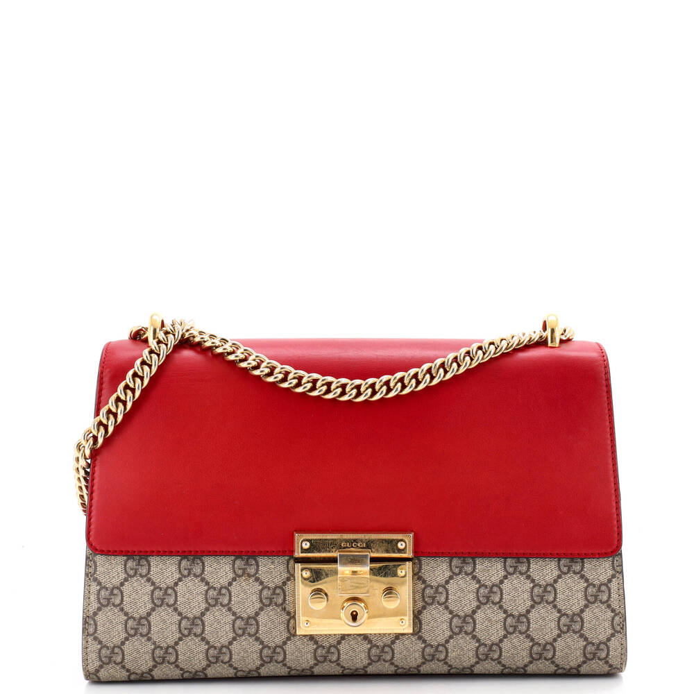 Gucci Padlock Shoulder Bag Gg Coated #200186G11B